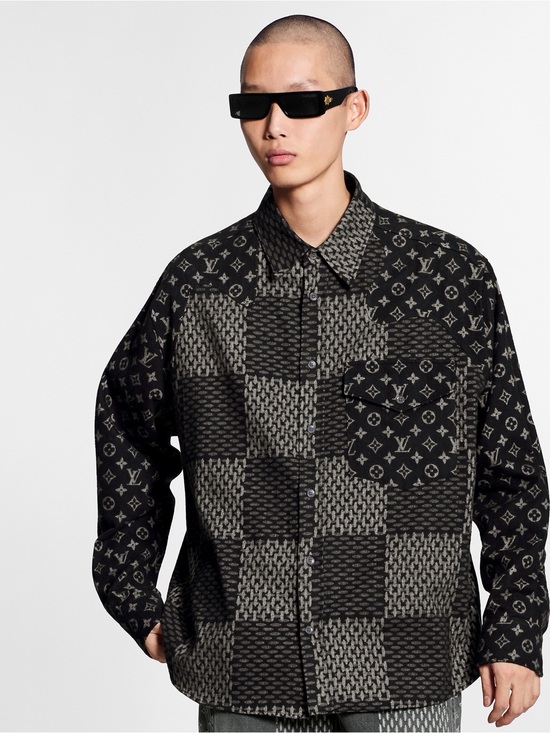 Louis Vuitton Other - Louis Vuitton × Nigo MNGM Waves Giant
Damier Flannel Shirt